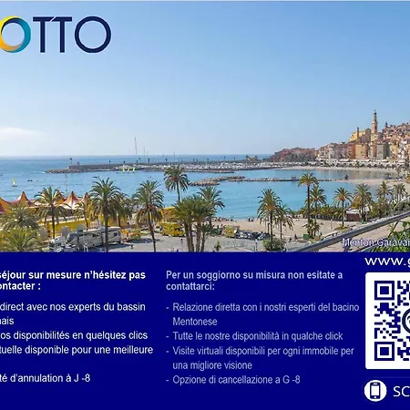 Appartamento Grand Climatisé Avec Terrasse Au Calme, Cœur De - Fr-1-196-288 Mentone